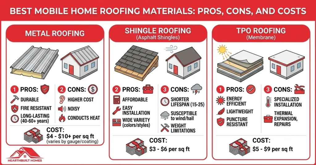 Best Mobile Home Roofing Material