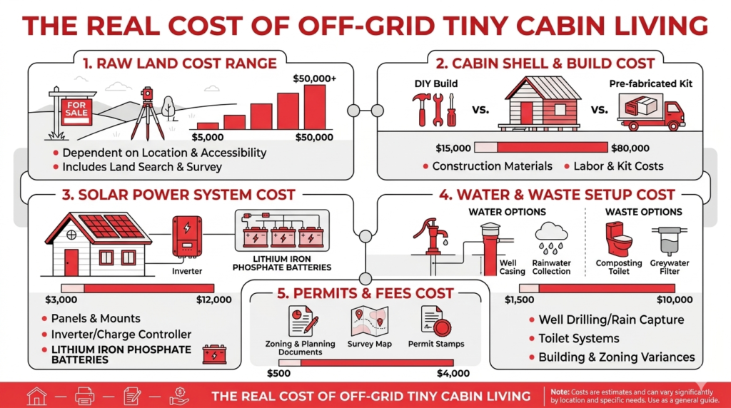 The Real Cost of Off-Grid Tiny Cabin Living