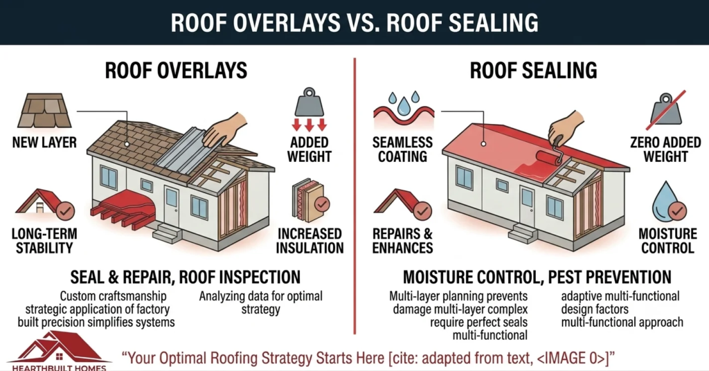 Roof Overlays vs. Roof Sealing
